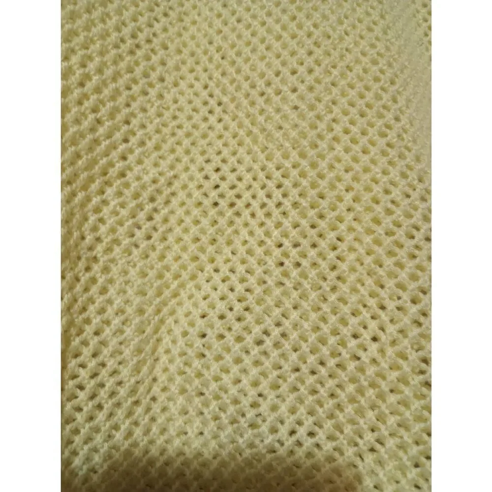 Children's Place Sweater Girls 14 Yellow Crew‎ Neck Open Weave